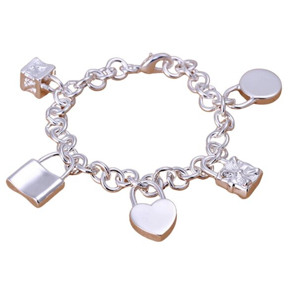 Jewelry - NWT STERLING CHARM BRACELET LOBSTER CLASP